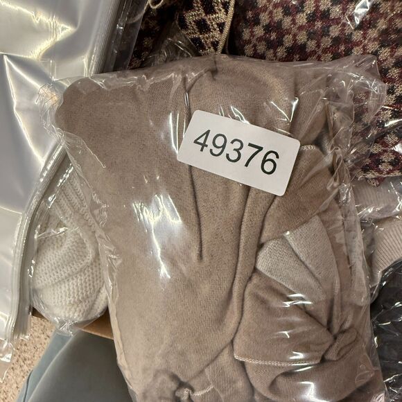 New Melifluos Cardigan Women L Large Beige Open Front Long Sleeve Viscose Casual - Picture 6 of 6